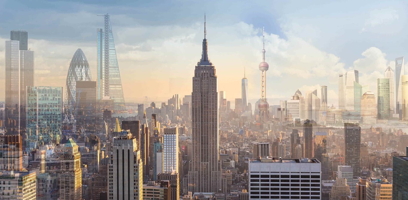 Архитектура Эмпайр Стейт Билдинг Empire State Building США Нью-Йорк скачать