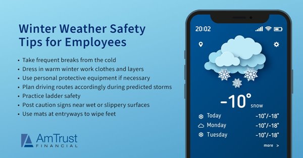 Winter Weather Safety Tips for Employees