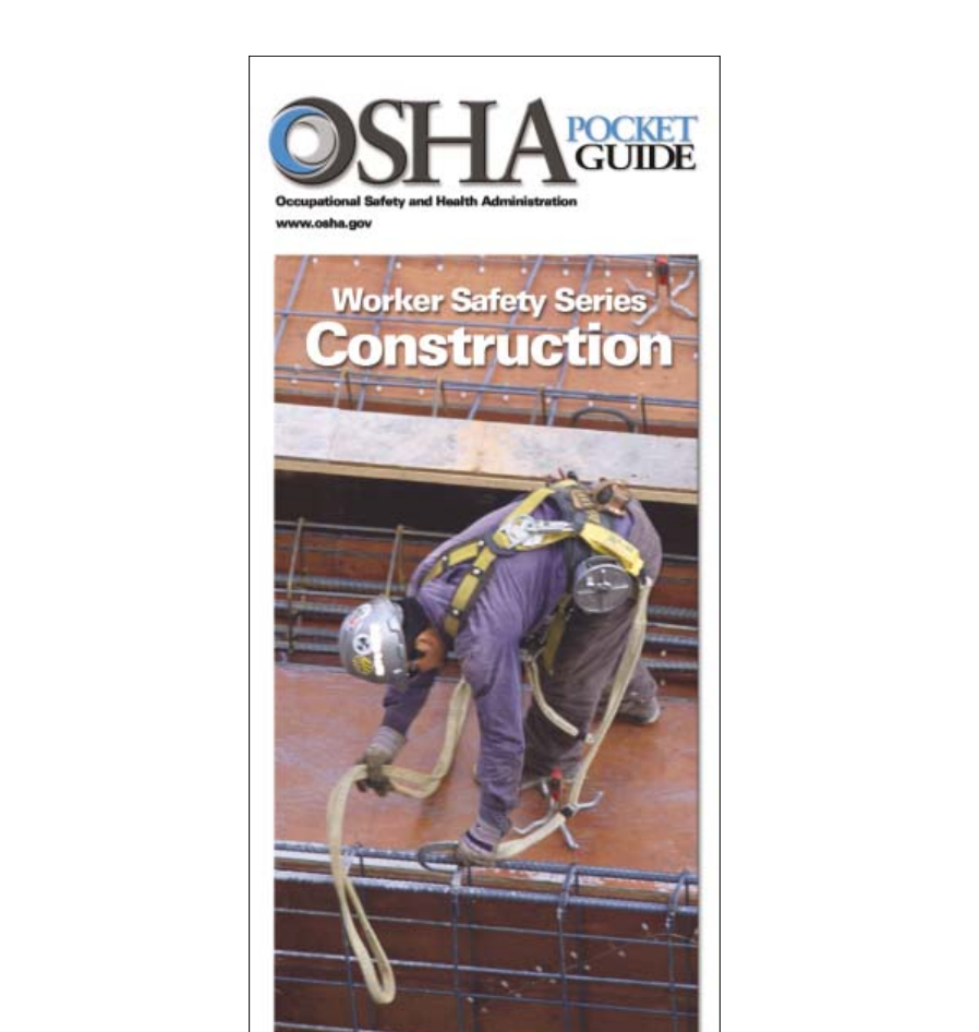 OSHA Construction Safety Pocket Guide image