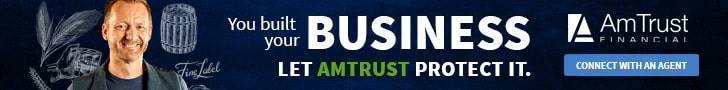 let amtrust protect your small business banner