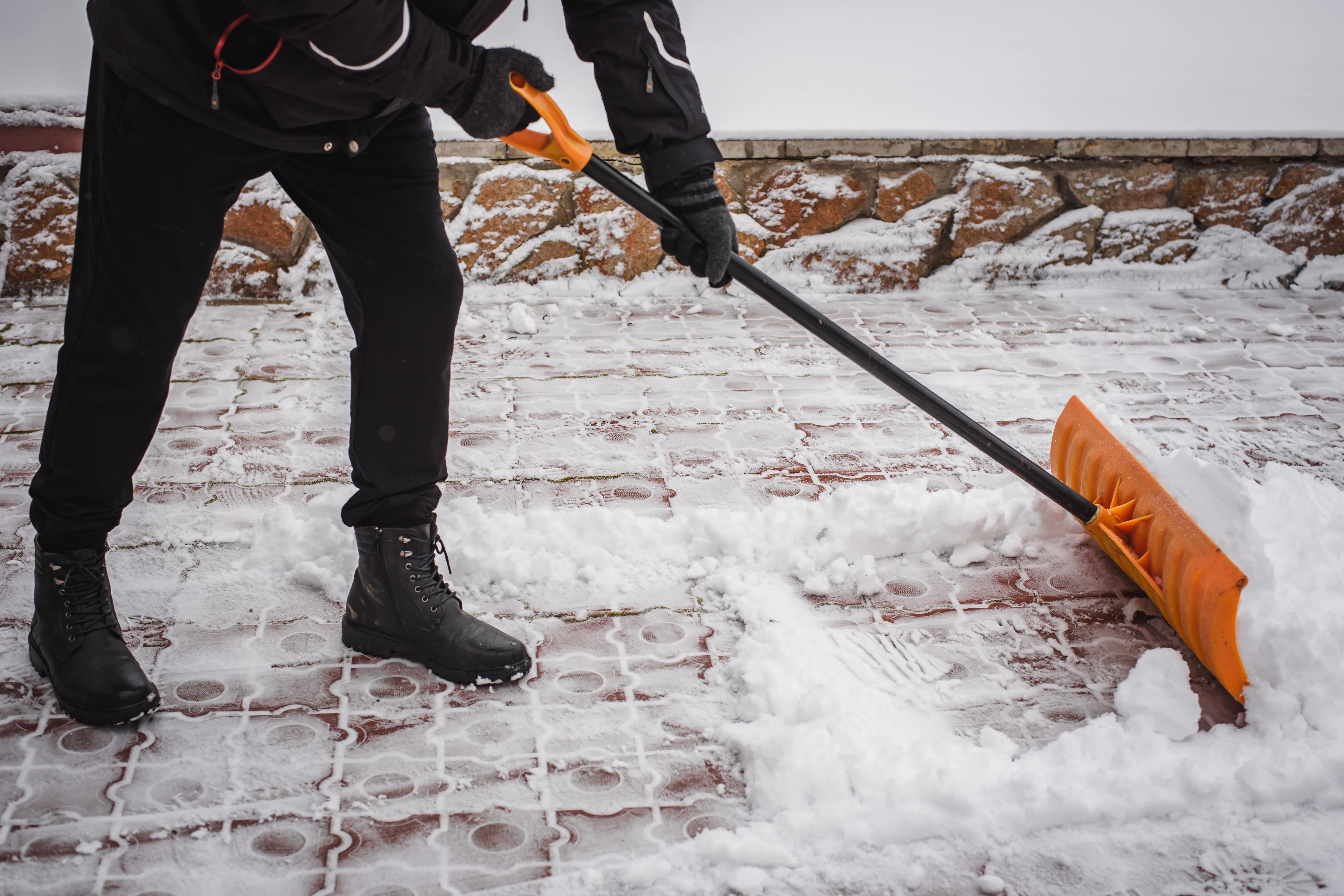 snow shoveling boots