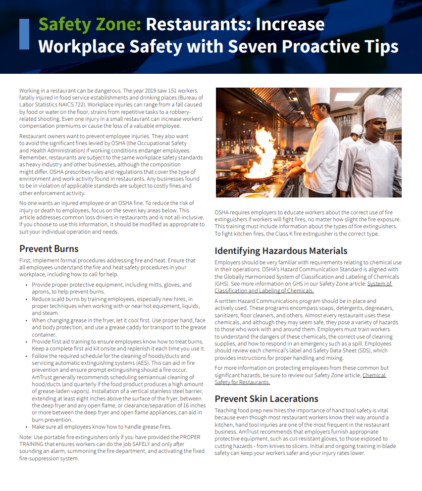 Increase Workplace Safety with Seven Proactive Steps image